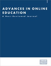 cover image, Advances in Online Education: A Peer-Reviewed Journal