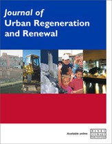 cover image, Journal of Urban Regeneration and Renewal