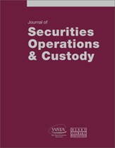 cover image, Journal of Securities Operations & Custody
