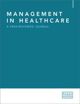 cover image, Management in Healthcare: A Peer-Reviewed Journal