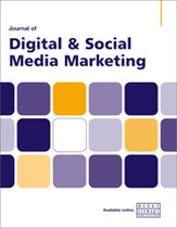 cover image, Journal of Digital & Social Media Marketing