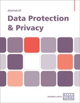 cover image, Journal of Data Protection & Privacy
