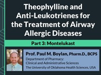 Theophylline and anti-leukotrienes for the treatment of airway allergic diseases: montelukast