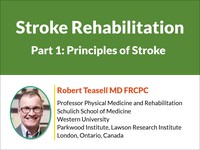 Stroke rehabilitation: principles of stroke