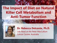 The impact of diet on natural killer cell metabolism and anti-tumor function