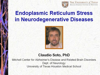 Endoplasmic reticulum stress in neurodegenerative diseases | HSTalks
