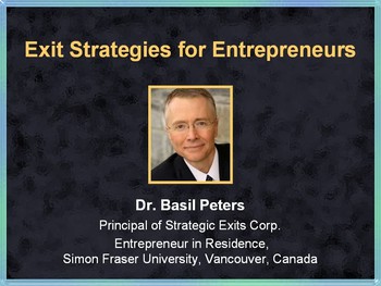 Exit strategies for entrepreneurs Video tutorial by HSTalks