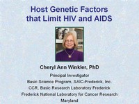 Host genetic factors that limit HIV and AIDS