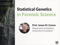 Statistical genetics in forensic science