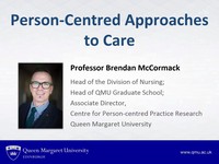 Person-centred approaches to care