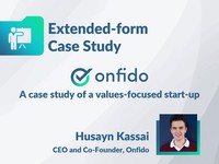 Onfido: a case study of a values-focused start-up