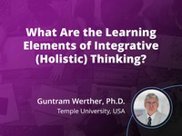 What are the learning elements of integrative (holistic) thinking?