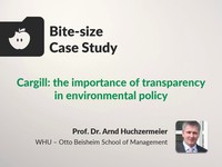 Cargill: the importance of transparency in environmental policy