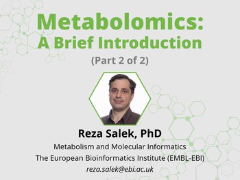 Metabolomics: a brief introduction 2 | HSTalks
