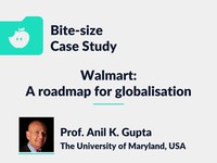 Walmart: a roadmap for globalisation