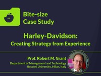 Harley Davidson: creating experience from strategy