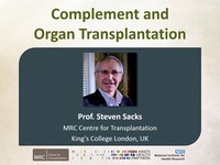 Complement and organ transplantation