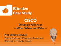 Cisco: strategic alliances - who, when and why