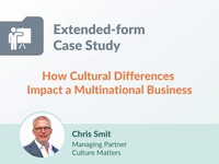 How cultural differences impact a multinational business