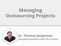 Managing outsourcing projects