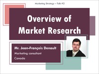 Overview of market research