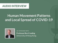 Human movement patterns and local spread of COVID-19