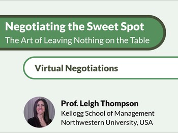 Negotiating the Sweet Spot: The Art of Leaving Nothing on the Table