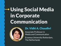 Using social media in corporate communication