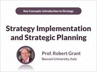 Strategy implementation and strategic planning