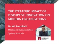 The strategic impact of disruptive innovation on modern organisations