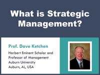 What is strategic management?