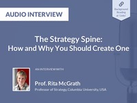 The strategy spine: how and why you should create one