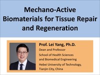 Mechano-active biomaterials for tissue repair and regeneration