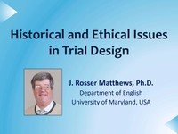 Historical and ethical issues in trial design