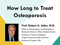 How long to treat osteoporosis