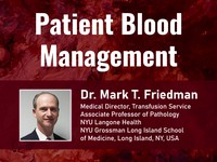 Patient blood management