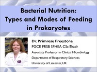 Bacterial nutrition: types and modes of feeding in prokaryotes