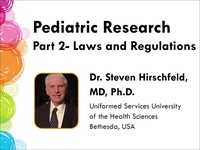 Pediatric research: laws and regulations