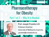 Pharmacotherapy for obesity: why it is needed