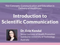Introduction to scientific communication