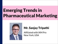 Emerging trends in pharmaceutical marketing