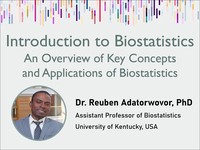 Introduction to Biostatistics: An Overview of Key Concepts and Applications