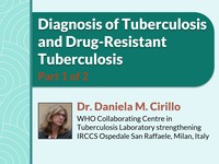 Diagnosis of tuberculosis and drug resistant tuberculosis 1