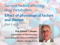 General factors affecting drug metabolism: effect of physiological factors and disease 1