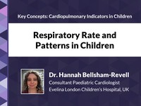 Respiratory rate and patterns in children