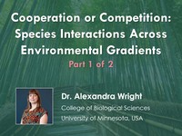 Cooperation or competition: species interactions across environmental gradients 1