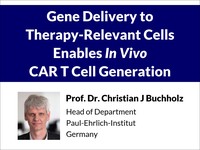 Gene delivery to therapy-relevant cells enables in vivo CAR T cell generation