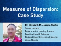 Measures of dispersion: case study